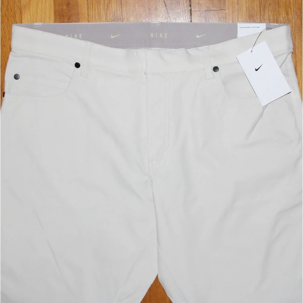 Nike Tour Repel 5-Pocket Golf Pants 36x30 Light Orewood Brown Slim Fit